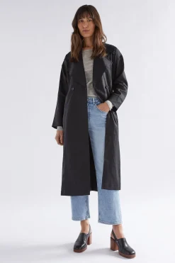 Anneli Linen Trench Coat