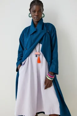 Anneli Linen Trench Coat