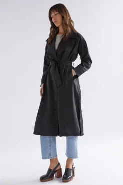 Anneli Linen Trench Coat