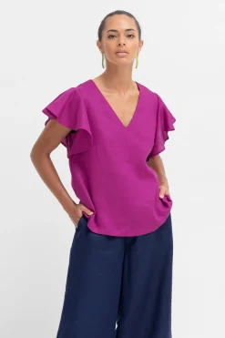 Colino Linen Top