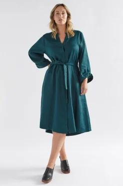 Elev Linen Shirt Dress