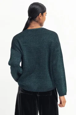 Glittra Metallic Sweater