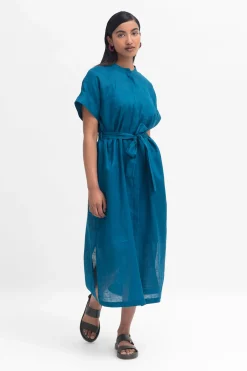 Mies Linen Shirt Dress