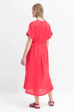 Mies Linen Shirt Dress