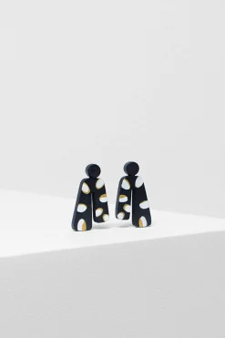 Painted Poppy Earring