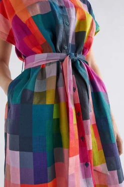 Tilko Linen Shirt Dress