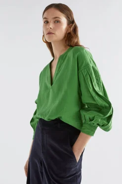Vassa Linen Top