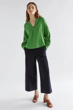 Vassa Linen Top